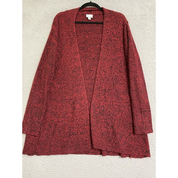Kim Rogers Womens Size 1X Long Sleeve Open Front Cardigan Casual Everyday Wear - Picture 1 of 7